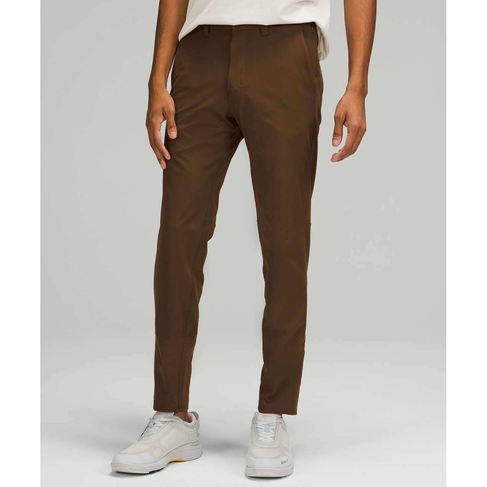 Lululemon ABC Slim Fit Pant Warpstreme Java Brown Mens 34 LM5AF3S